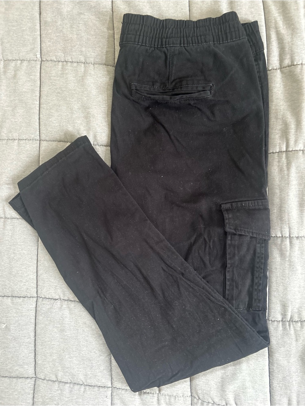 RDI Black Cargo Jogger Pants